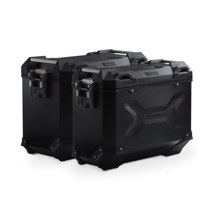 SW-Motech TRAX ADV Alukoffer-System Schwarz 45/37l passt für Suzuki DL 650 V-Strom(11-16) Zertifiziert