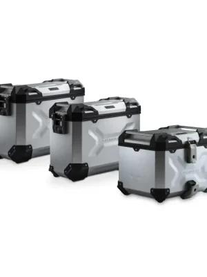 Preis Gesenkt SW-Motech Adventure-Set Gepäck Silbern passt für BMW F 750/800/850 GS für Edelstahlträger