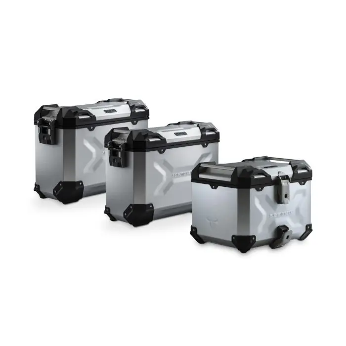 Preis Gesenkt SW-Motech Adventure-Set Gepäck Silbern passt für BMW F 750/800/850 GS für Edelstahlträger