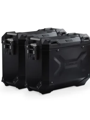 Direktkauf SW-Motech TRAX ADV Alukoffer-System Schwarz 37/37l passt für Moto Guzzi Stelvio(23-)