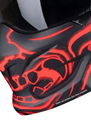 Preisknaller Scorpion Zubehör EXO-COMBAT MASK SAMURAI M/Schwarz-Rot