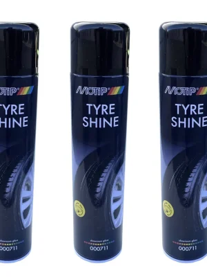Nur Heute 3x 600ml Motip Reifen Glanz Spray Reifenspray Reifenpflege Set