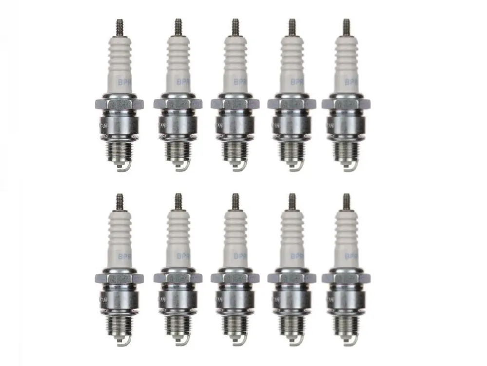 10x Zündkerze BPR8HS Zündkerzen Set 10 Stück 10er Pack für Motorrad / Roller Neue Ware
