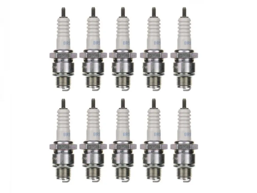 10x Zündkerze BR9HS Zündkerzen Set 10 Stück 10er Pack für Motorrad / Roller Neue Kollektion
