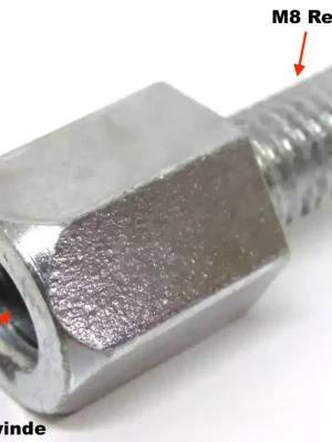 Meistverkauft Spiegeladapter Spiegel Adapter M8 Linksgewinde auf M8 Rechtsgewinde Roller Motorrad Mofa Moped
