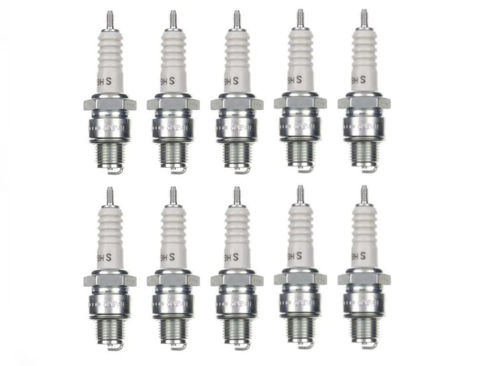 10x Zündkerze B9HS Zündkerzen Set 10 Stück 10er Pack für Motorrad / Roller Finale Aktion