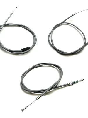 Expressversand Bowdenzug Set Grau 3-teilig Schaltzug Kupplungszug Gaszug für Hercules Prima 4 5 S SL