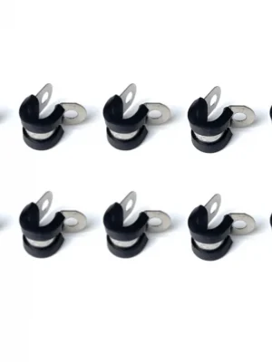 10x Rohrschellen 12 mm mit Gummi – Leitungsschelle / Kabelschelle Universal Preis Gesenkt