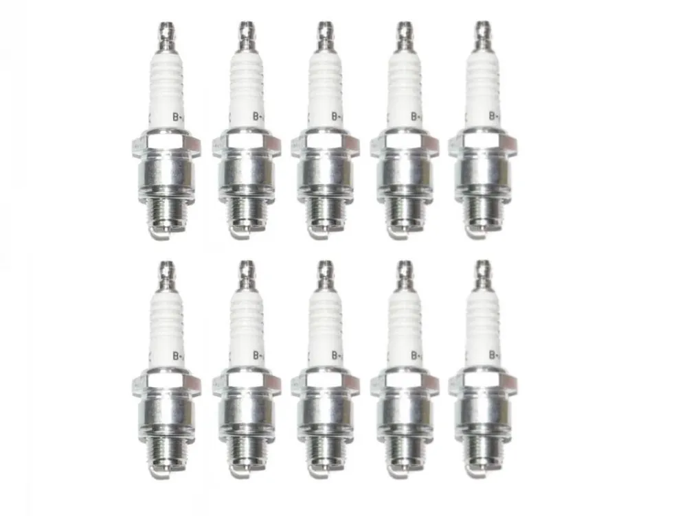 10x Zündkerze B4H M14x1,25 10er Pack für Roller Motorrad Rasenmäher Generator Garantierte Lieferung