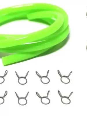 Abverkauf Benzinschlauch Neon Grün Federklemme Benzinfilter Set für Roller / Mofa / Moped