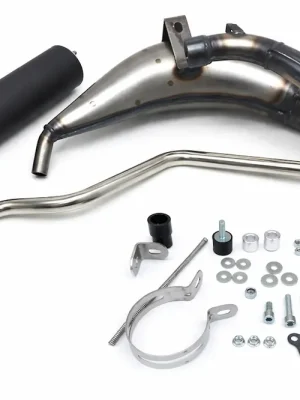 Finale Aktion Tecnigas Auspuff Sportauspuff ENOX Steel für Yamaha DT Motorhispania RYZ Peugeot XPS
