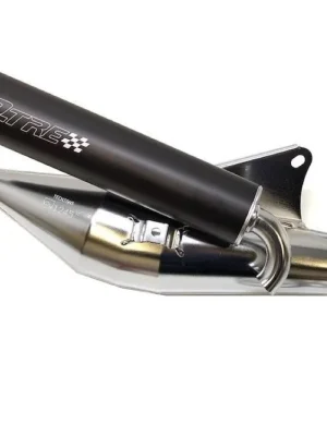Tecnigas Auspuff Sportauspuff Q TRE Chrom für Kymco Grand Dink Like People Super 8 9 Yager SYM Jet R Aktuell