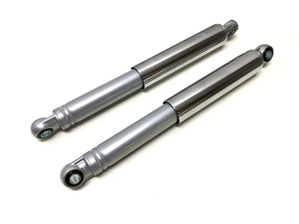 Letzte Chance Stoßdämpfer Set 320mm 32cm Grau Chrom für Hercules Simson Puch Mofa Moped
