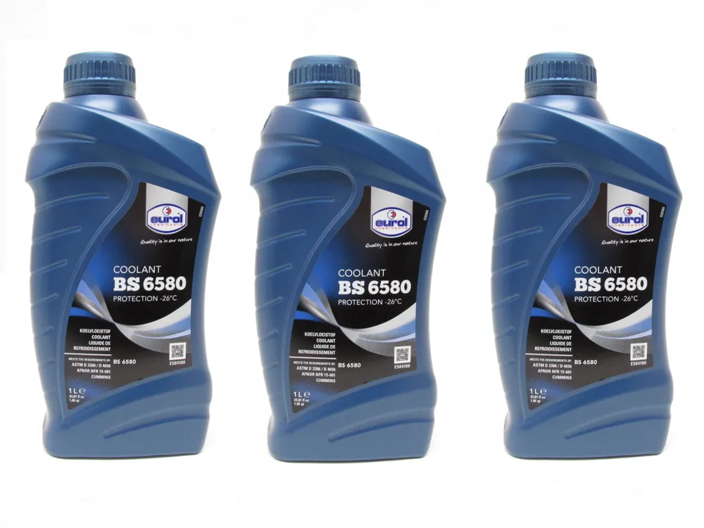 3x 1L Kühlflüssigkeit Blau – Frostschutz bis -26 °C für Roller & Motorrad (G11) Sichere Zahlung