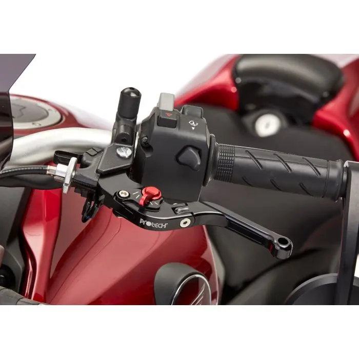 Solange Der Vorrat Reicht PROTECH Kupplungshebel Sport schwarz, Versteller rot ABE passt für KTM 125 Duke(17-23)/125 Duke(14-16)/200 Duke(12-13)/390 Duke(17-23)/390 Duke(13-16)/RC 125(22-24)/RC 125(14-15)/RC 125(17-20)/RC 200(
