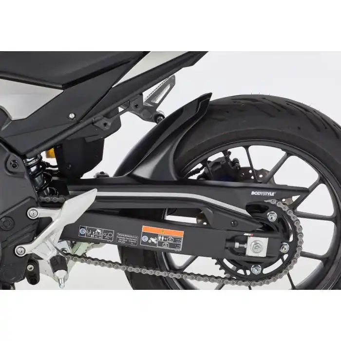 BODYSTYLE Sportsline Hinterradabdeckung rot Grand Prix Red, R380 ABE passt für HONDA CB500 Hornet(24-24)/CB500F(19-24)/CB500X(19-24)/CBR500R(19-23)/CBR500R(24-24)/NX500(24-24) Solange Der Vorrat Reicht