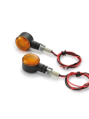 Direkt Vom Hersteller DAYTONA LED Blinker D-Light SOL, schwarz, gelbes Glas (Paar)