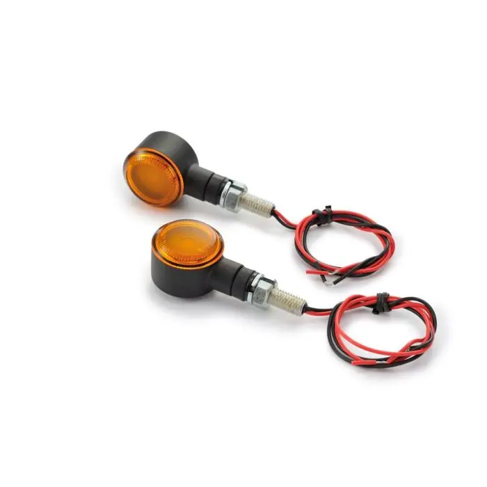 Direkt Vom Hersteller DAYTONA LED Blinker D-Light SOL, schwarz, gelbes Glas (Paar)