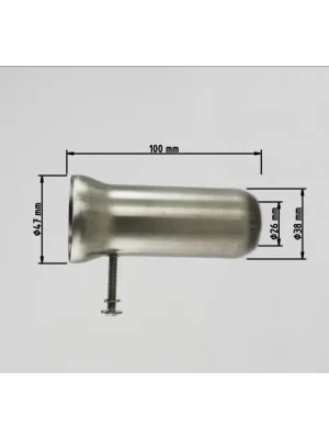 dB-Absorber Standard Ø38 mm Schraube außen/unten Retro Euro 4 Nur Für Kurze Zeit