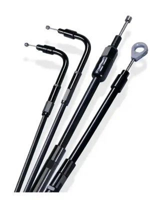Barnett Rückholzug Stealth Schwarz 40" für Harley-Davidson 96-22 Versand Am Gleichen Tag