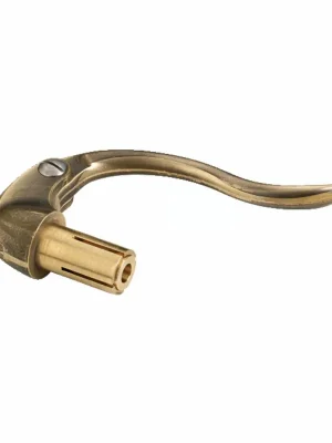 Preis Gesenkt KustomTech Retro Line Brems - Kupplungsarmatur Messing roh für Harley-Davidson