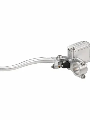 KustomTech Kupplungszylinder 14mm DeLuxe Aluminium satiniert für Harley-Davidson Neue Ware