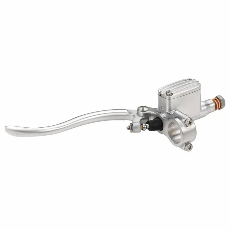 KustomTech Kupplungszylinder 14mm DeLuxe Aluminium satiniert für Harley-Davidson Neue Ware