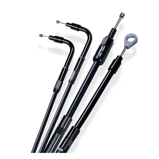 Sonderangebot Barnett Rückholzug Stealth Schwarz 50" für Harley-Davidson 96-22