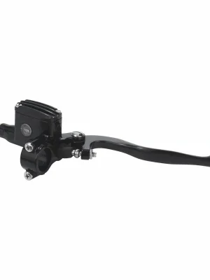 KustomTech Handbremszylinder Classic schwarz 14mm für Harley-Davidson mit TÜV! Begrenztes Angebot