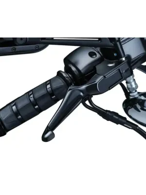 Küryakyn Boss Blade Brems & Kupplungshebel Schwarz für Harley-Davidson 96-17 Finale Aktion
