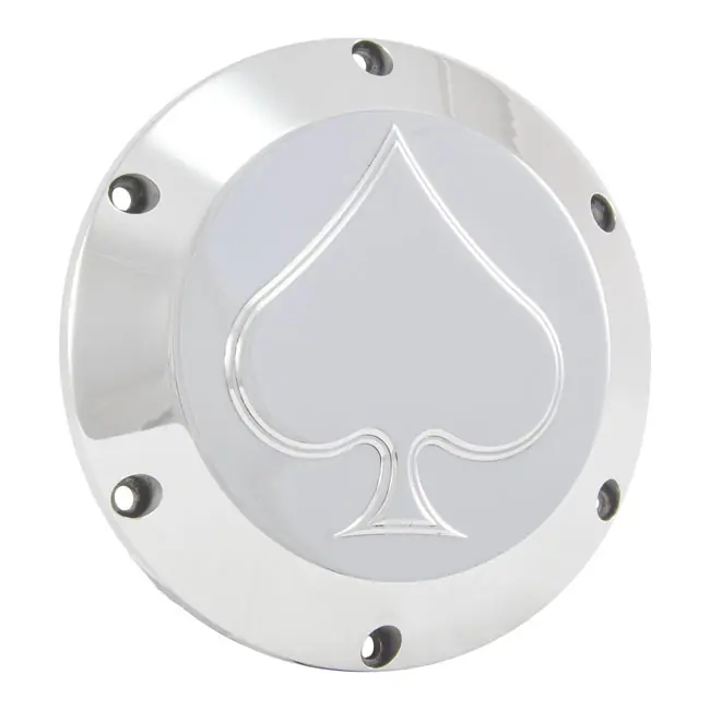 HKC Kupplungsdeckel Derby Cover Spade pol. f. Harley-Davidson Sportster 04-21 Neue Ware