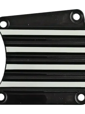 Schnäppchen Covington‘s Finned Inspections Cover Schwarz für Harley-Davidson FLT, FXR 85-06