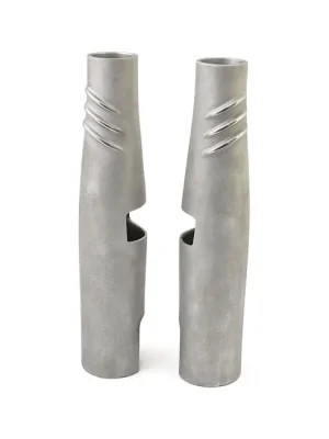 EMD Gabel Cover Bombshell, semi-polish, für Harley Davidson Dyna 06-17 m. 49mm Gabel Kracherpreis