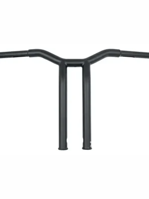 Burly Dominator Raked, 1 1/4" Lenker, 14" hoch, Schwarz-M, f. Harley-Davidson Schneller Versand
