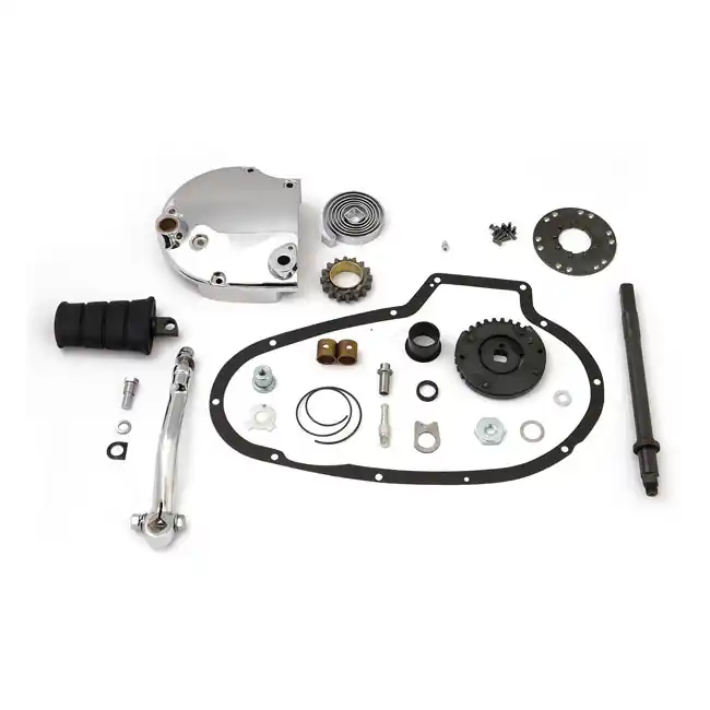 Abverkauf Kicker-Kit, poliert, für Harley-Davidson XL 77-78 Kick & E-Start