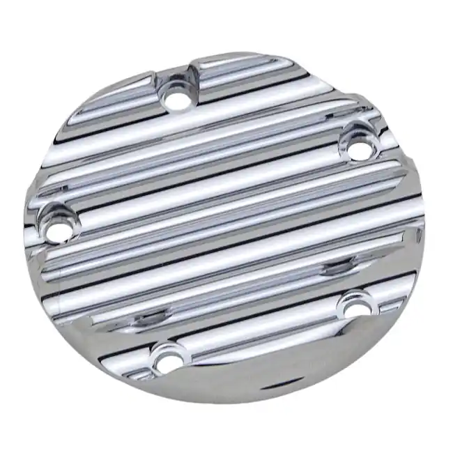 Nur Für Kurze Zeit Covingtons Point Cover Finned Chrom, für Harley-Davidson Twin Cam 99-17