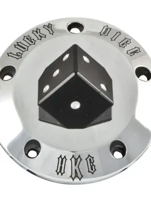 HKC Point Cover Lucky Dice, pol., f. Harley-Davidson Twin Cam 99-17 Finale Aktion