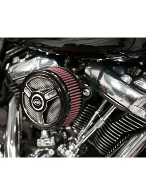 S&S Stealth Luftfilter TriSpoke Schwarz f. Harley-Davidson Softail/Touring 18-20 Preiswert