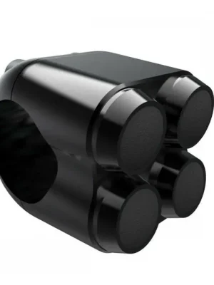 Billig Motone Mini Schalter Schwarz, 1", 4 Schalter für Harley-Davidson