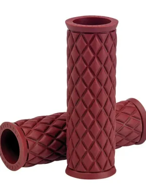 Biltwell AlumiCore Griffauflage, Oxblood, für Harley - Davidson Ausverkauf
