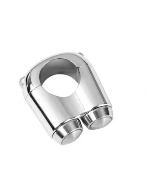 Top-Seller Motone Mini Schalter Chrom, 7/8" (22mm), 2 Schalter für Custombikes