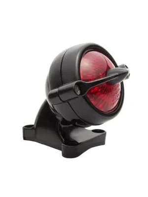 Schnäppchen Motone Rücklicht Bel Air mit Halter, Schwarz, LED, für Harley-Davidson mit TÜV!