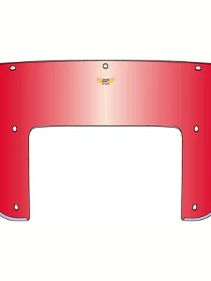 National Cycles Heavy Duty Lower Windshield verstärkt, rot, für Harley-Davidson Top-Angebot