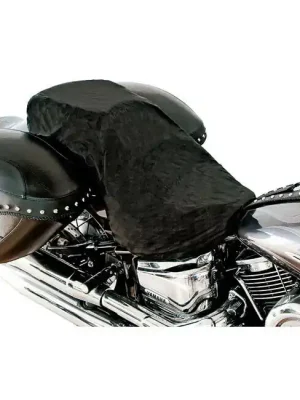 Mustang Sitzbank - Abdeckung bei Regen, Schwarz, Nylon für Harley-Davidson Letzte Chance