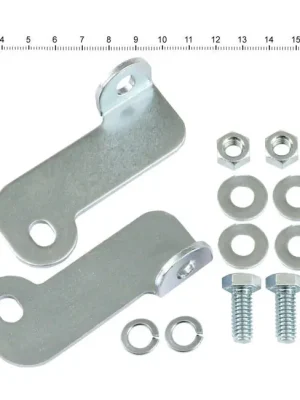 Abverkauf Luftfilter Haltekit Adapter Chrom, für Harley - Davidson 78 - 84 Shovelhead