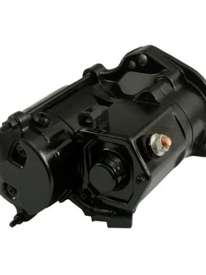Markenprodukt Transpo E-Starter Startermotor Schwarz, für Harley-Davidson Big Twin 94-06