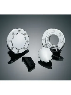 Abverkauf 1 Küryaykn Tankdeckel Flush Mount, unbelüftet, f. Harley - Davidson 96 - heute