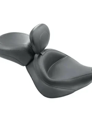 Kracherpreis Mustang Vintage Solo Sitz 17,5" Lehne f. Harley-Davidson Softail 200 Rad 06-17