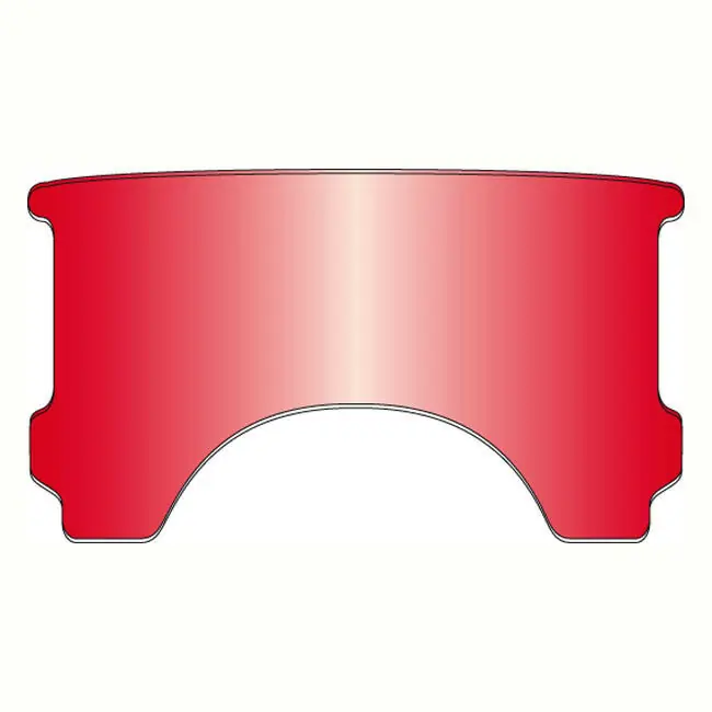 National Cycles Heavy Duty Lower Windshield C rot, f. Harley-Davidson FLHS 87-93 Neu