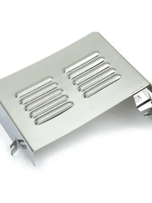 Batterieabdeckung Side Cover Slotted Chrom, für Harley - Davidson 70-84 FL Letzte Chance